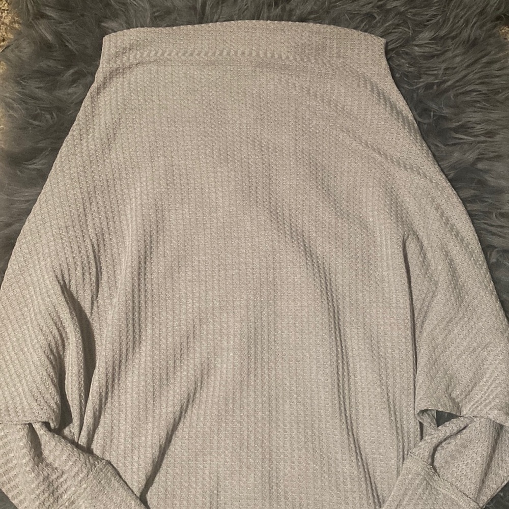 Off the shoulder bat wing top